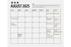 What's On This August ~ at the Taproom