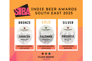 Awards For Pilgrim At The SIBA Indie Beer Awards South East 2025