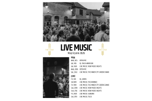 LIVE MUSIC Returns To The Cage For The Summer Season - May & June Acts Announced