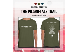 Pilgrim Ale Trail T-Shirts Ready For Collection