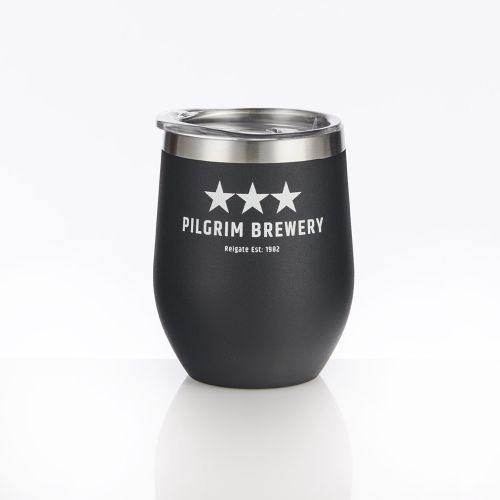 Re-Usable Branded Coffee Cups-Black