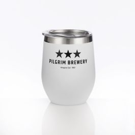 Re-Usable Branded Coffee Cups-White