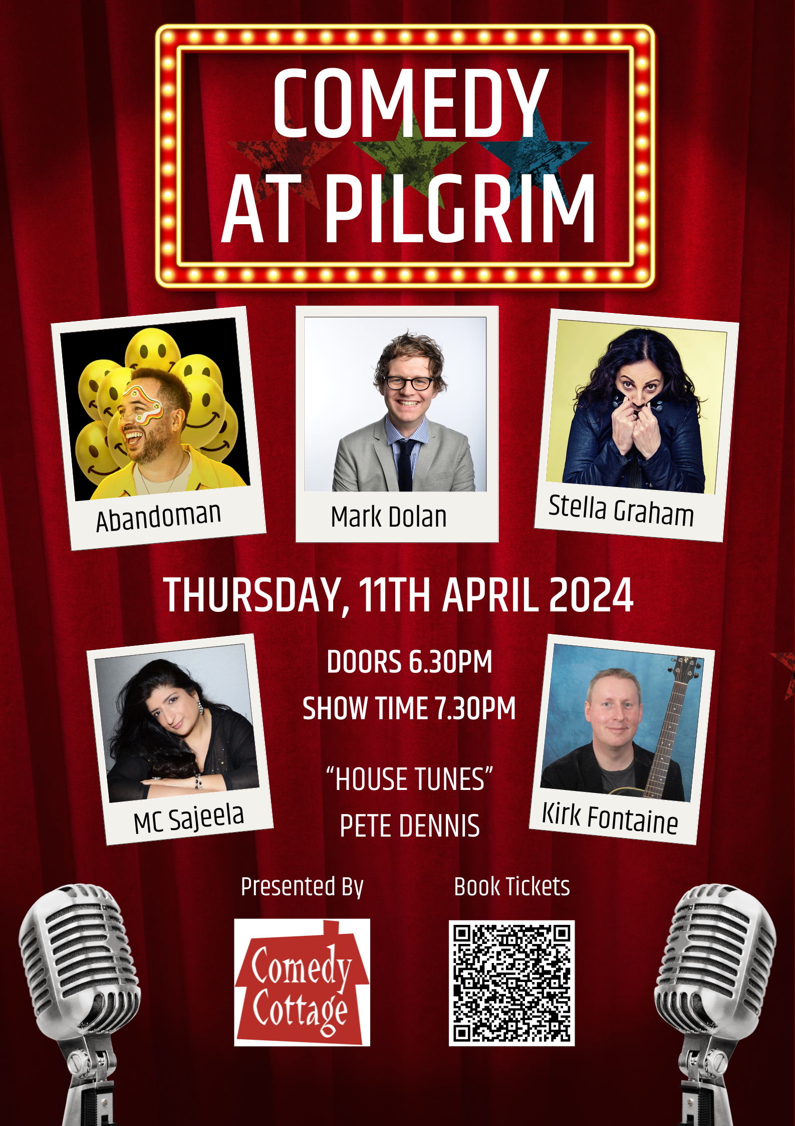 SOLD OUT - Comedy Cottage at the Pilgrim Brewery Taproom - Thursday, 11th April