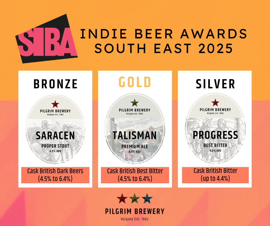 Awards For Pilgrim At The SIBA Indie Beer Awards South East 2025