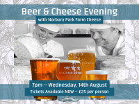 Ticketed Taproom Event ~ Beer & Cheese Night with Norbury Park Farm