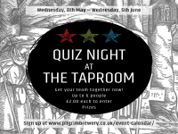 Quiz Night at The Taproom - Wednesday, 8th May