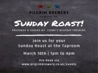Sunday Roast at the Taproom - Sunday, 10th March